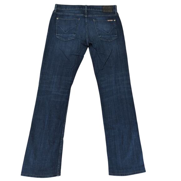 Hudson Byron Five Pocket Straight Zip Fly Jeans Men's Size 30 Stretch Hemmed - Picture 2 of 10